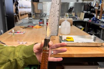 Nakagawa Blue #1 Damascus Gyuto 240mm - Thecooksedge