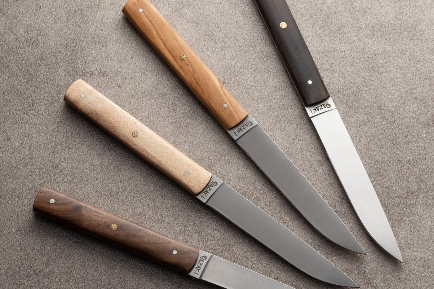 Hazaki Steak Knife Kit - Mixed Wood