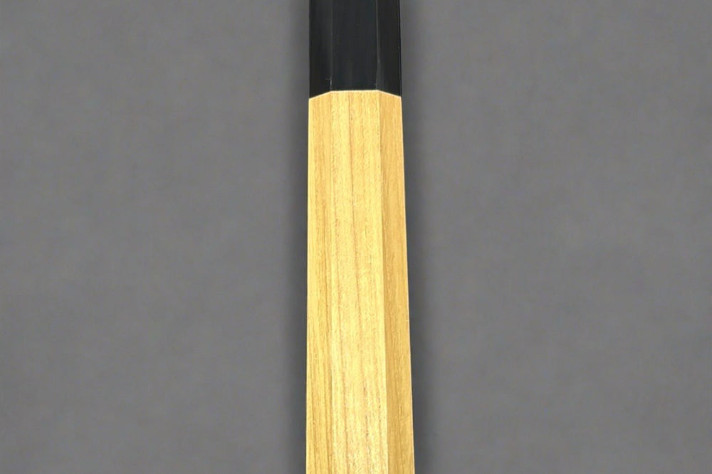 Teak Wa-Handle w/Black Buffalo Horn Collar - Thecooksedge