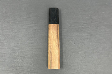 Walnut Wa-Handle w/Black Buffalo Horn Collar - Thecooksedge