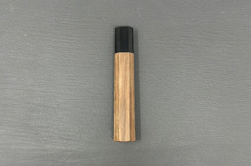 Walnut Wa-Handle w/Black Buffalo Horn Collar - Thecooksedge