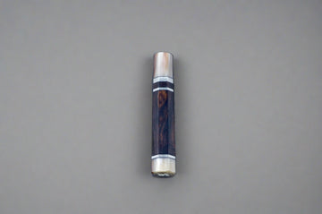 Desert Ironwood w/Marble Horn Collar & Silver Spacers - Thecooksedge