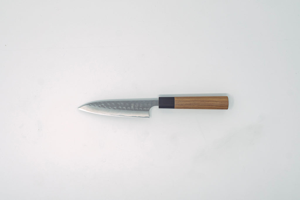 Anryu Hamono Blue#2 Migaki Petty 120mm - Thecooksedge