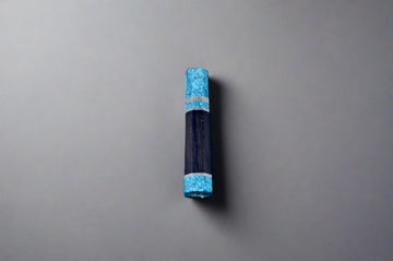 Ebony w/Turquoise Collar & Silver Spacers - Thecooksedge