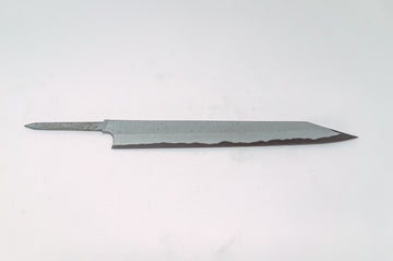 Nigara Hamono Kurozome Damascus Kiritsuke Yanagiba 300mm(Blade Only) - Thecooksedge