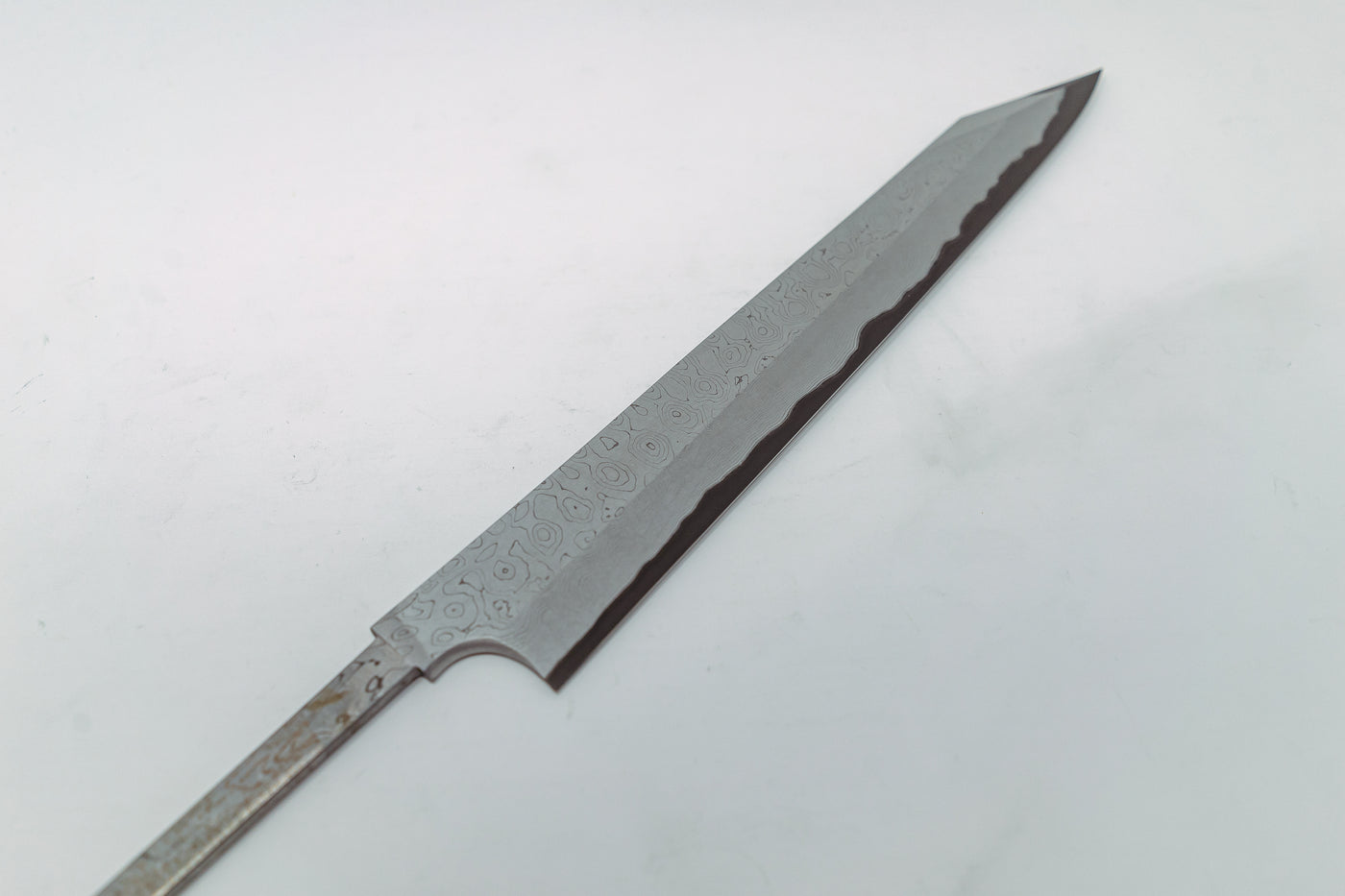 Nigara Hamono Kurozome Damascus Kiritsuke Yanagiba 300mm(Blade Only) - Thecooksedge