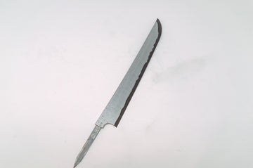 Nigara Hamono Kurozome Damascus Sakimaru Yanagiba 300mm(Blade Only) - Thecooksedge