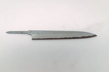 Nigara Hamono Kurozome Damascus Yanagiba 240mm(Blade Only) - Thecooksedge