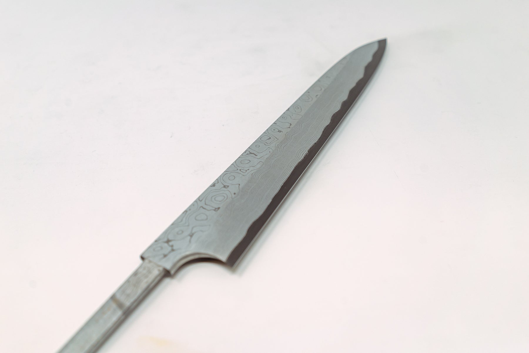 Nigara Hamono Kurozome Damascus Yanagiba 240mm(Blade Only) - Thecooksedge