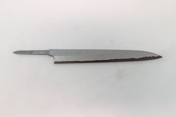 Nigara Hamono Kurozome Damascus Yanagiba 270mm(Blade Only) - Thecooksedge
