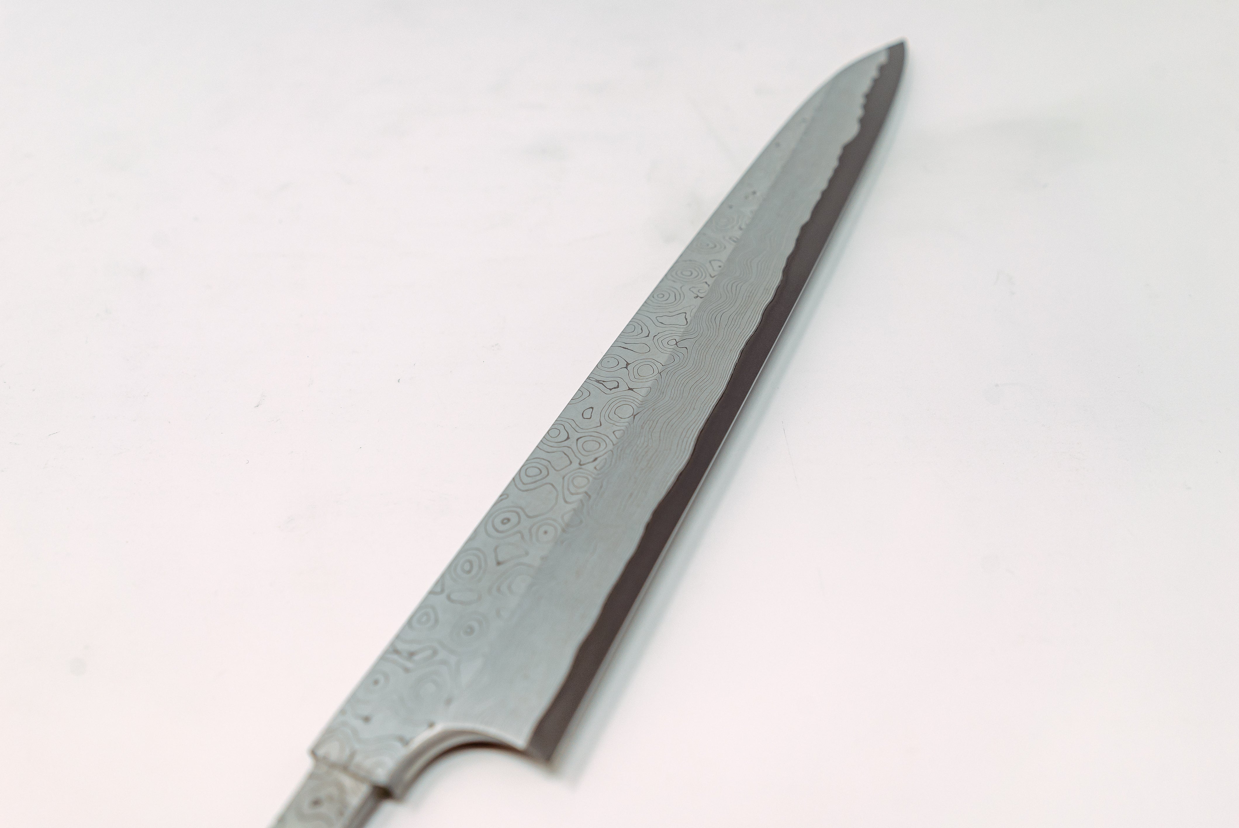 Nigara Hamono Kurozome Damascus Yanagiba 270mm(Blade Only) - Thecooksedge