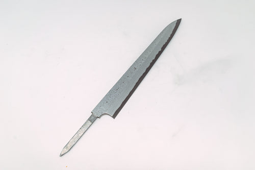 Nigara Hamono Kurozome Damascus Yanagiba 300mm (Blade Only) - Thecooksedge