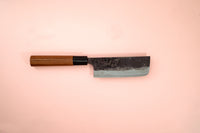 Blue #2 Kurouchi Small Nakiri 120mm - Thecooksedge