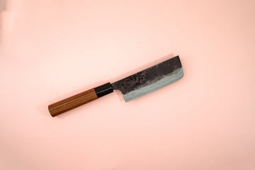Blue #2 Kurouchi Small Nakiri 120mm - Thecooksedge