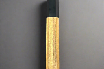 Teak Wa-Handle w/Black Buffalo Horn Collar - Thecooksedge