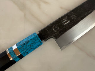 Hatsukokoro Shirasagi Kurouchi Kiritsuke Gyuto 210mm - Thecooksedge