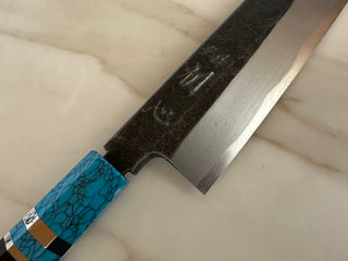 Hatsukokoro Shirasagi Kurouchi Kiritsuke Gyuto 240mm - Thecooksedge