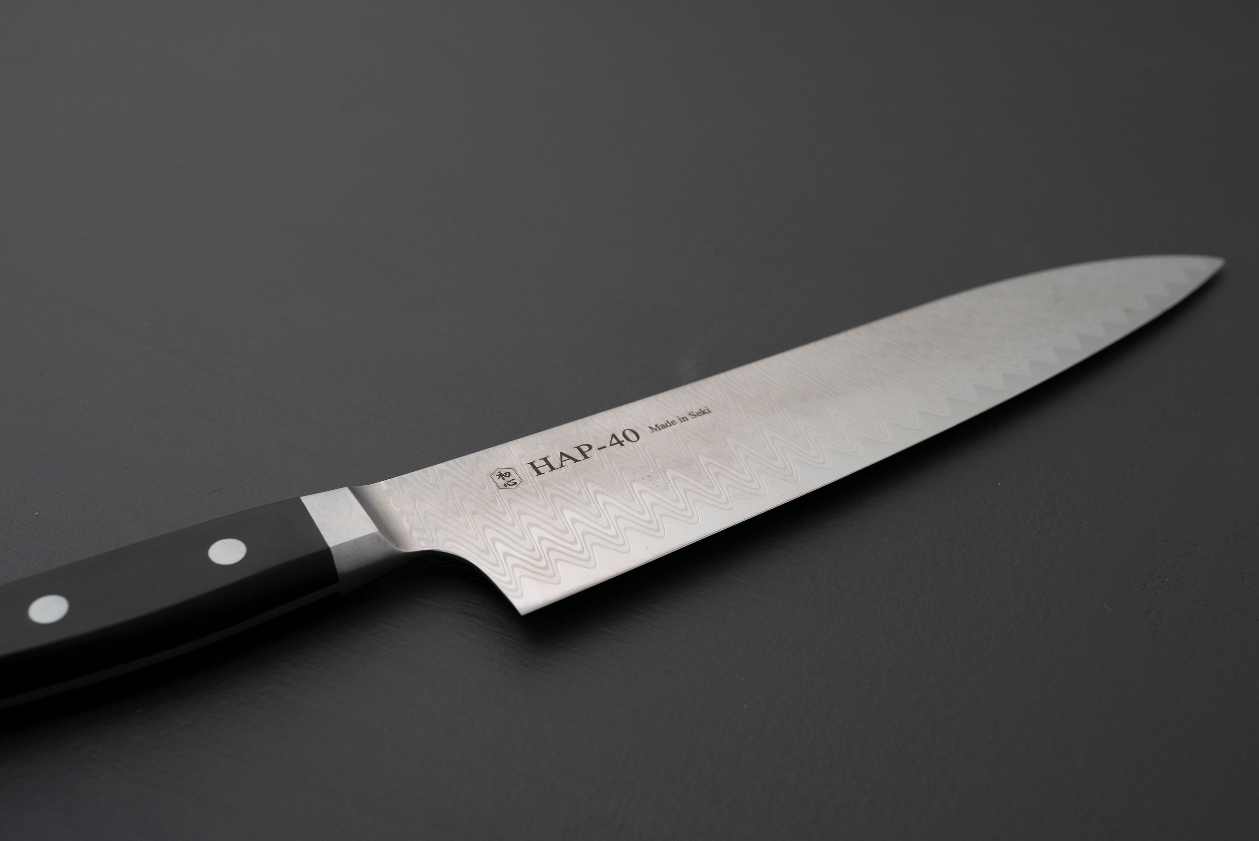 Hatsukokoro Hayabusa Damascus HAP40 Gyuto 210mm - Thecooksedge