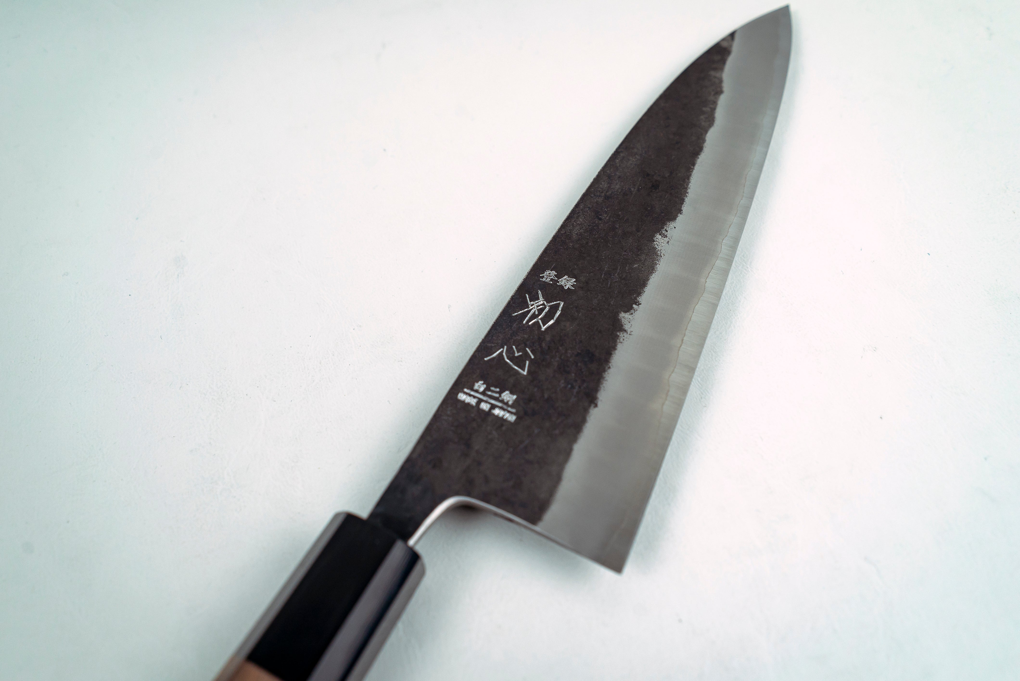 Kurokaze White#2 Kurouchi Gyuto 210mm - Thecooksedge