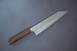 Hatsukokoro Blue#2 Nashiji Damascus Kiritsuke Gyuto 240mm - Thecooksedge