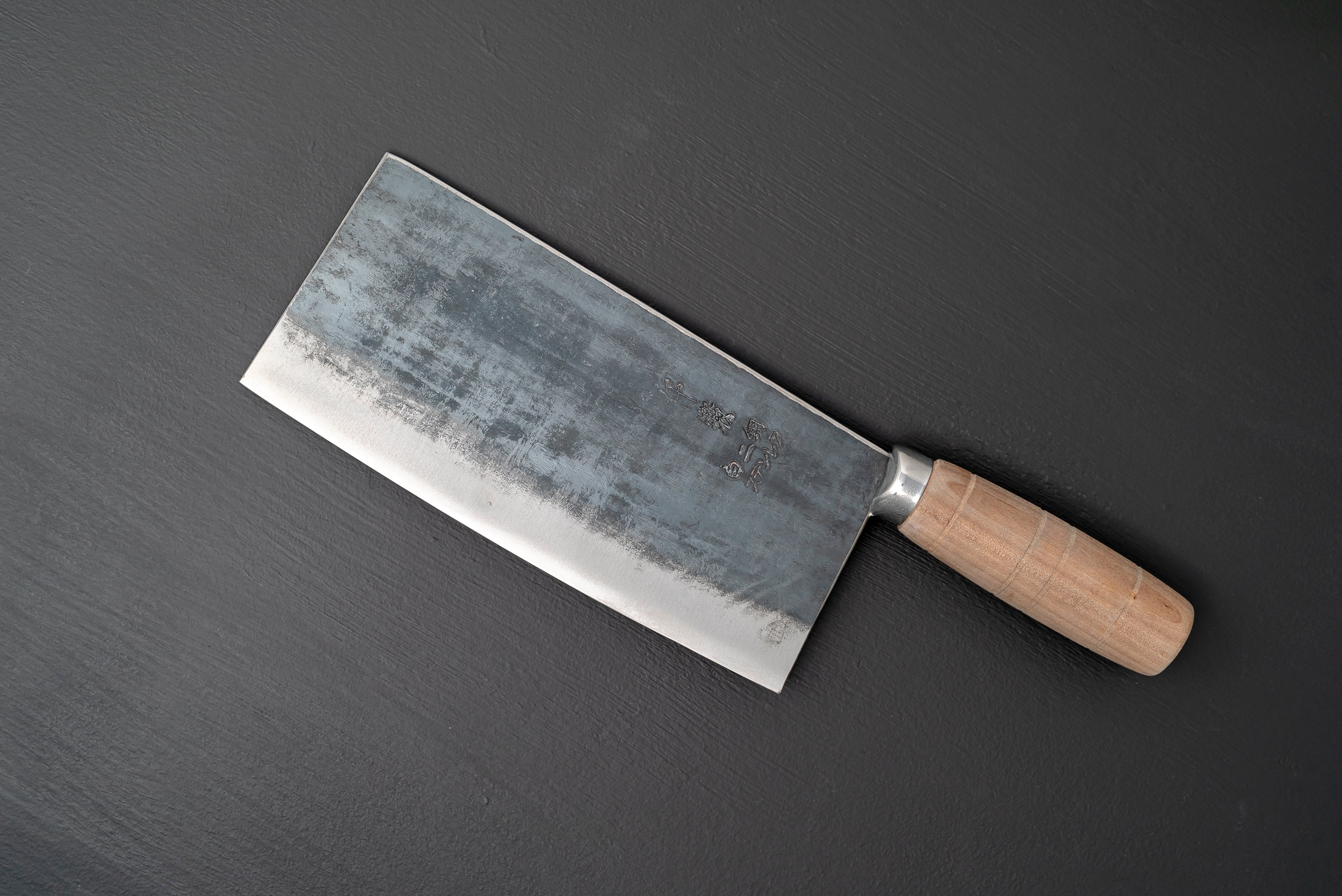 Sentan White2 Stainelss Clad Chinese Cleaver 200mm - Thecooksedge