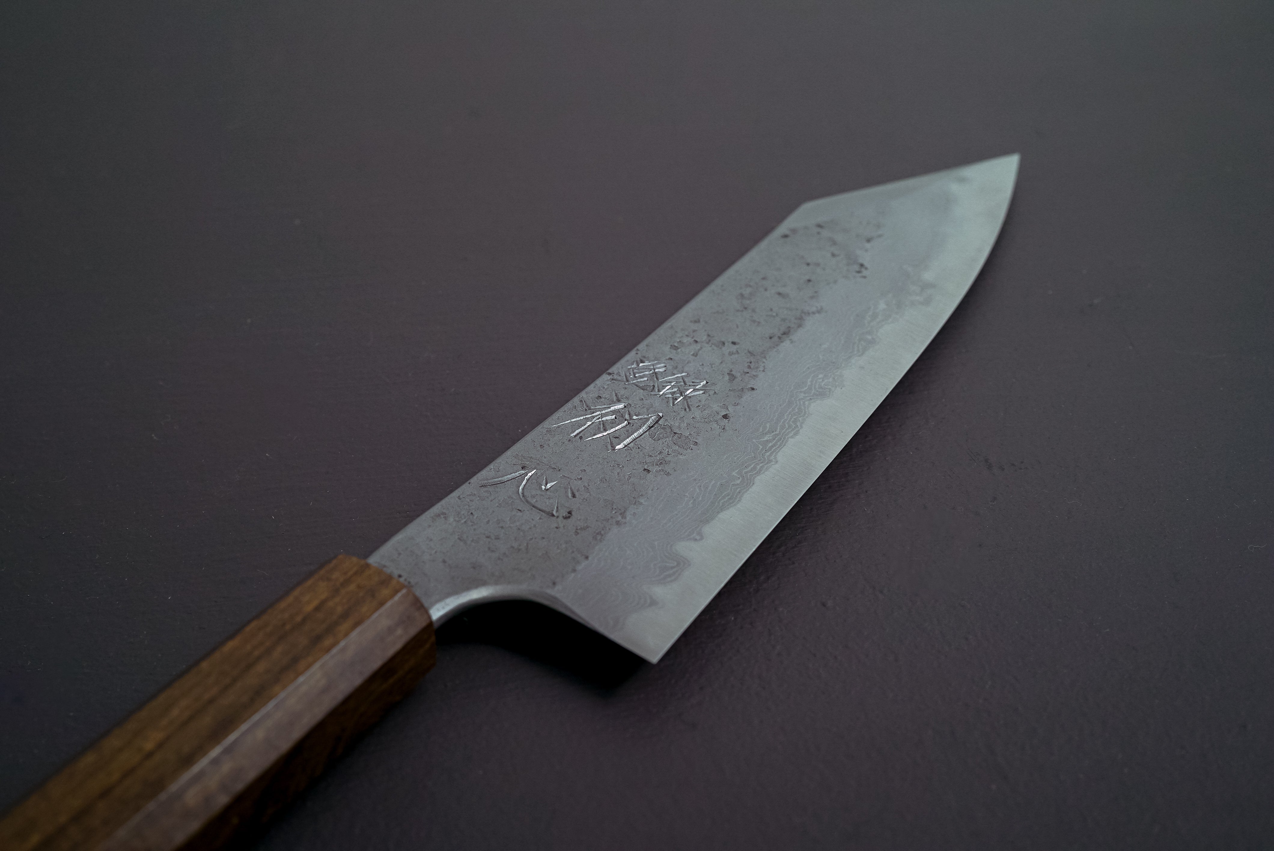Hatsukokoro Blue#2 Nashiji Damascus Bunka 180mm
