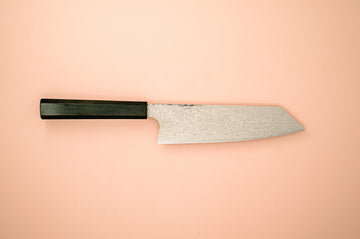Hatsukokoro Ginga34 Nickel Damascus Bunka 170mm - Thecooksedge