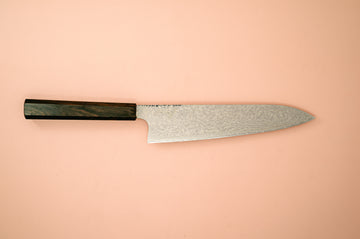 Hatsukokoro Ginga34 Nickle Damascus Gyuto 210mm - Thecooksedge