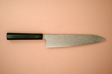 Hatsukokoro Ginga34 Nickle Damascus Gyuto 240mm - Thecooksedge