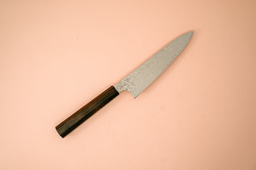 Hatsukokoro Ginga34 Nickle Damascus Petty 150mm - Thecooksedge