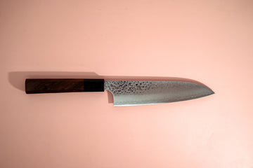Hatsukokoro Hayabusa VG10 Tsuchime Santoku 180mm - Thecooksedge