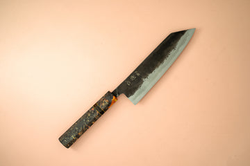 Hatsukokoro Kurogane Bunka 165mm (Refinished by Marcel) - Thecooksedge
