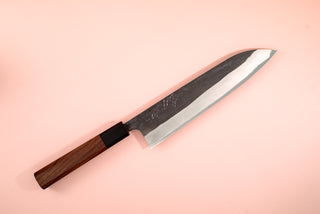 Hatsukokoro Kurokaze White#2 Kurouchi Gyuto 210mm - Thecooksedge