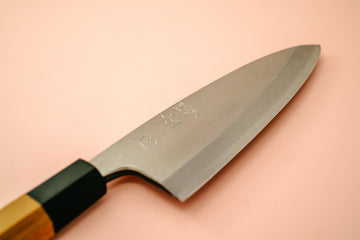 Hatsukokoro Shirasagi Silver 3 Deba 180mm - Thecooksedge