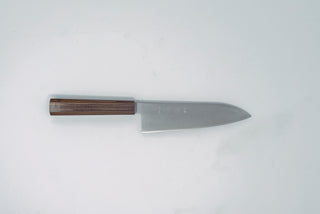 Hayabusa Silver3 Migaki Santoku 180mm - Thecooksedge