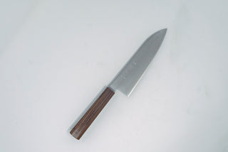 Hayabusa Silver3 Migaki Santoku 180mm - Thecooksedge