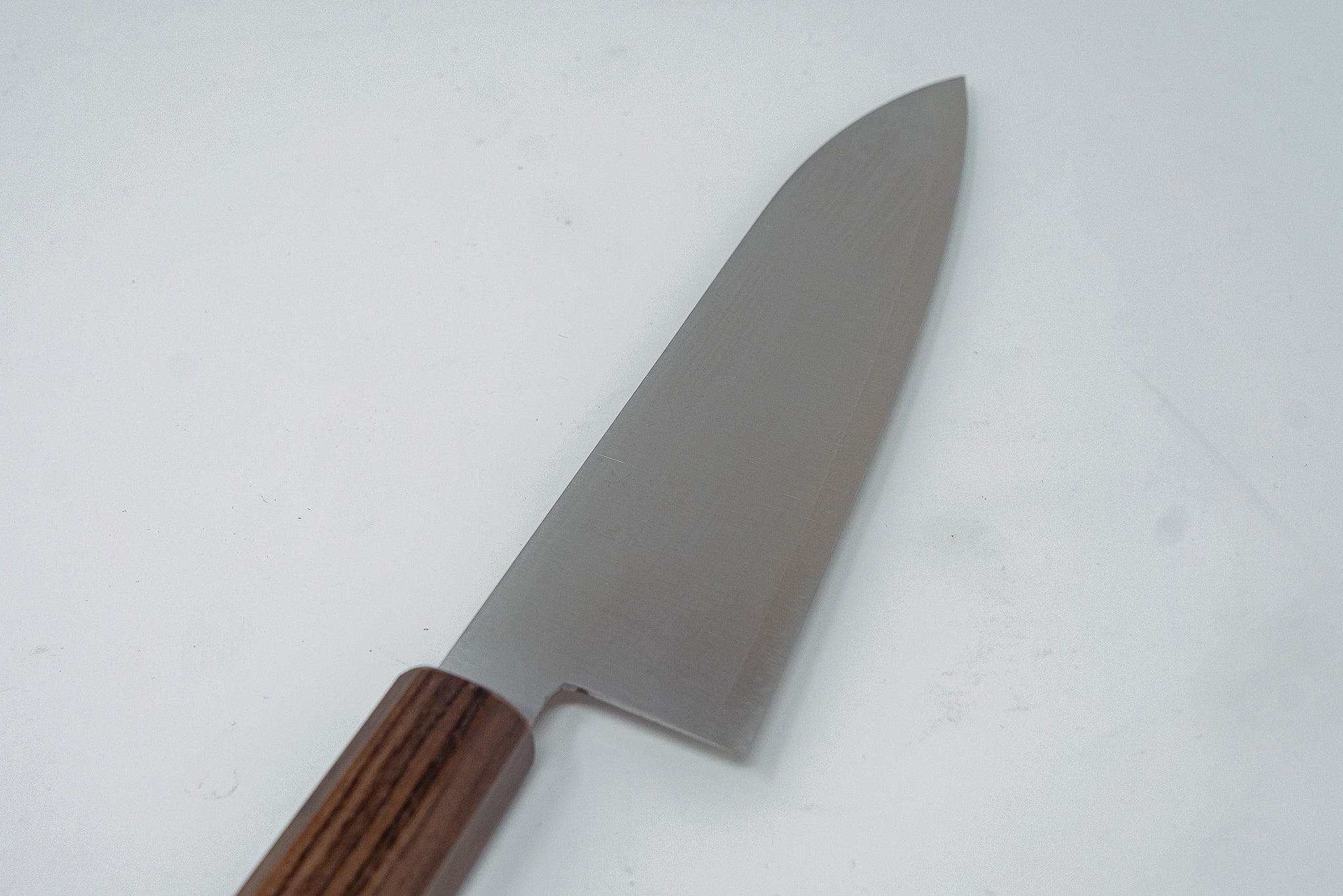 Hayabusa Silver3 Migaki Santoku 180mm - Thecooksedge
