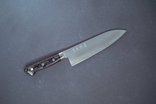 Hatsukokoro Hayabusa SG2 Migaki Santoku 180mm - Thecooksedge