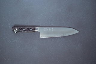 Hatsukokoro Hayabusa SG2 Migaki Santoku 180mm - Thecooksedge