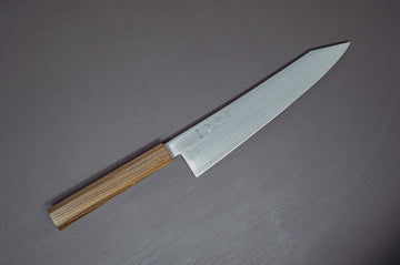 Hayabusa Silver3 Migaki Kiritsuke 210mm - Thecooksedge