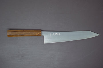 Hayabusa Silver3 Migaki Kiritsuke 240mm - Thecooksedge