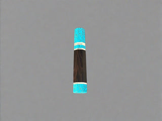 Ebony w/Turquoise Collar & Silver Spacers - Thecooksedge