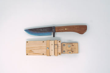 Shotaro Imai W2 San-Mai Outdoor Knife 110mm - Thecooksedge