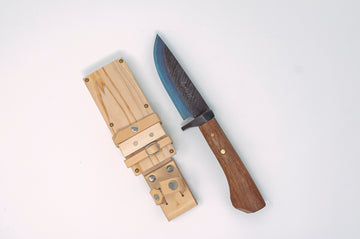 Shotaro Imai W2 San-Mai Outdoor Knife 110mm - Thecooksedge