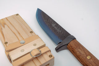 Shotaro Imai W2 San-Mai Outdoor Knife 110mm - Thecooksedge