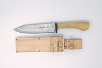 Shotaro Imai W2 Damascus Outdoor Knife 210mm - Thecooksedge