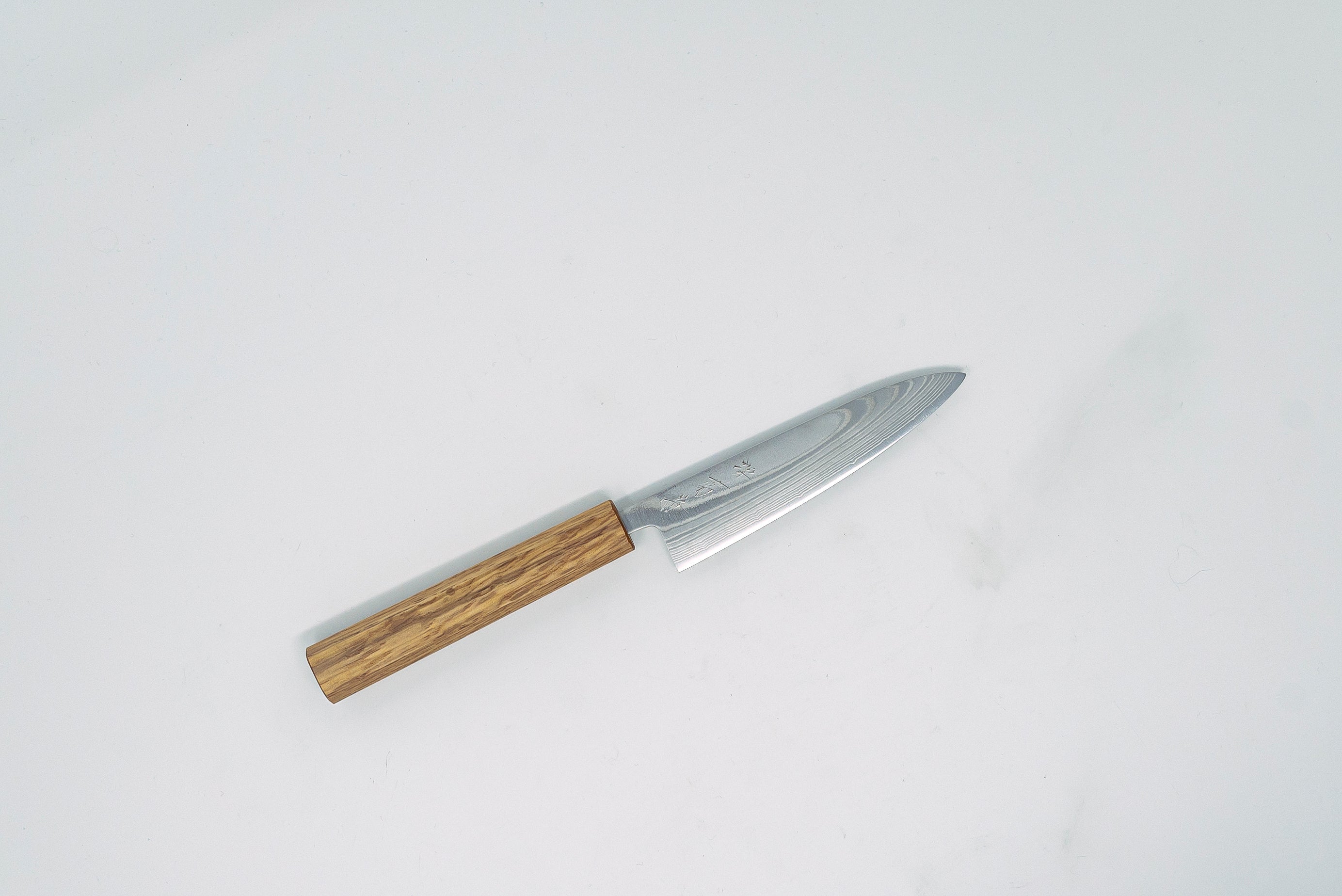 Sakai kikumori 10A Damascus Petty 135mm - Thecooksedge