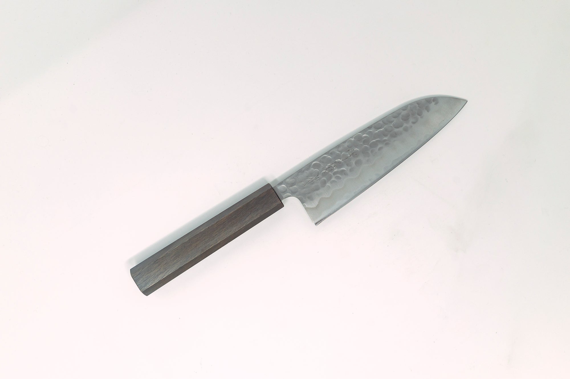 Sakai Kikumori NDW W2 Santoku 165mm w/ Black Oak Handle - Thecooksedge