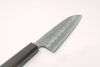 Sakai Kikumori NDW W2 Santoku 165mm w/ Black Oak Handle - Thecooksedge