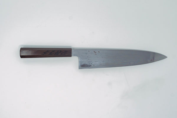 Hatsukokoro Komorebi Damascus Blue#1 Gyuto 240mm (Scratch and Dent) - Thecooksedge
